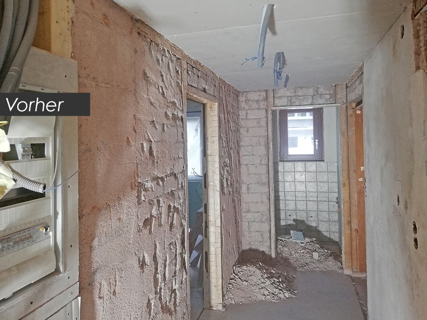 Altbau Renovierung vorher, Renovier Klauss
